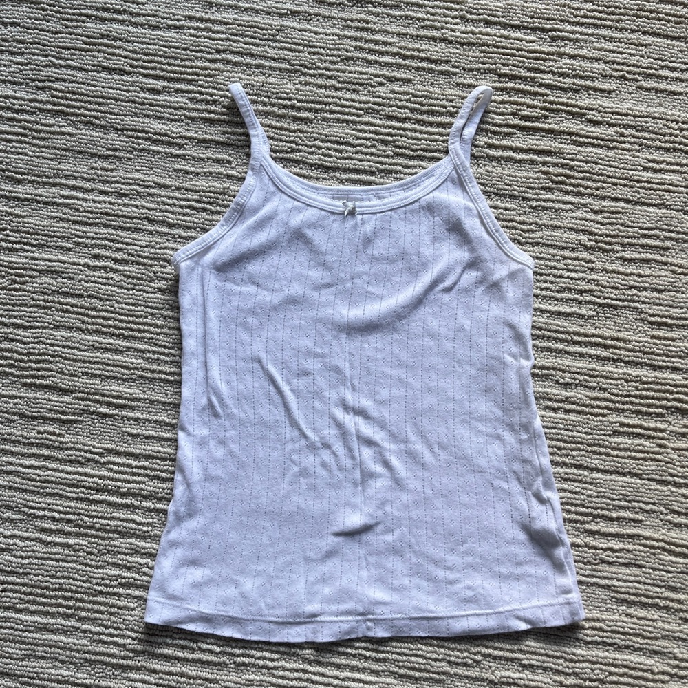 White tank top